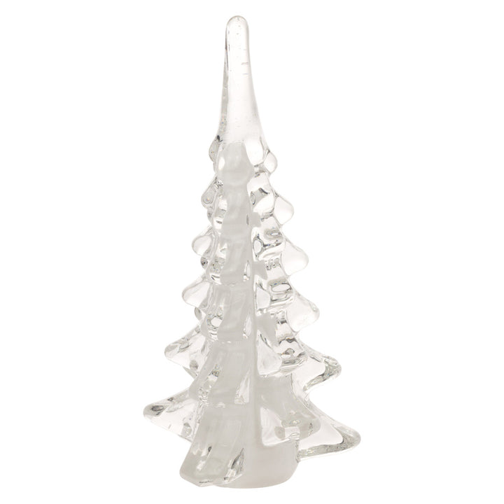 Large Glacier White Glass Tree