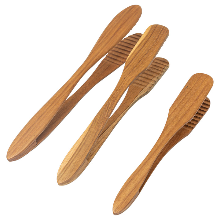 Teak Tongs (Set of 3)