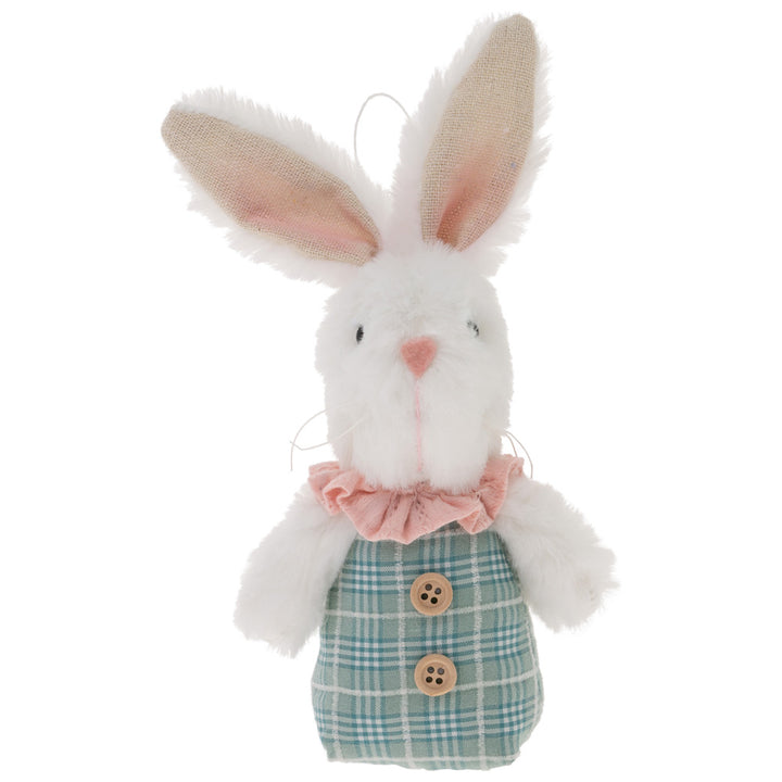 Crate Of Plaid Bunny Ornaments Set Of 12