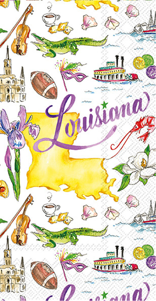 Louisianna State Collection Guest Towel