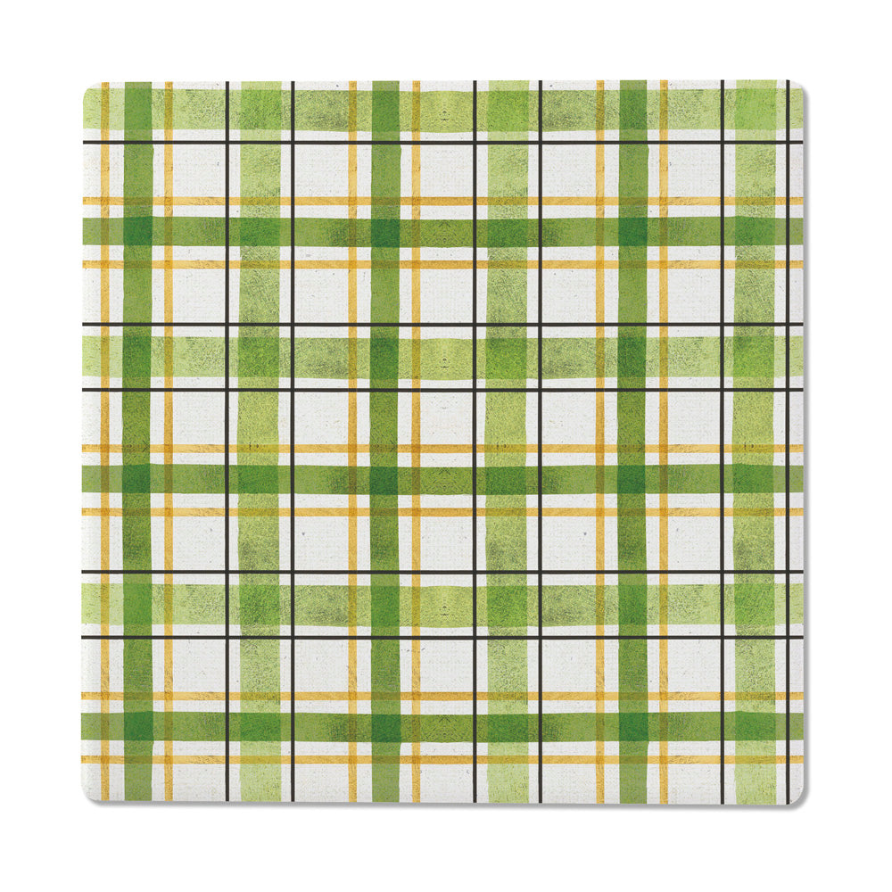Lucky Cuties Plaid Coasters