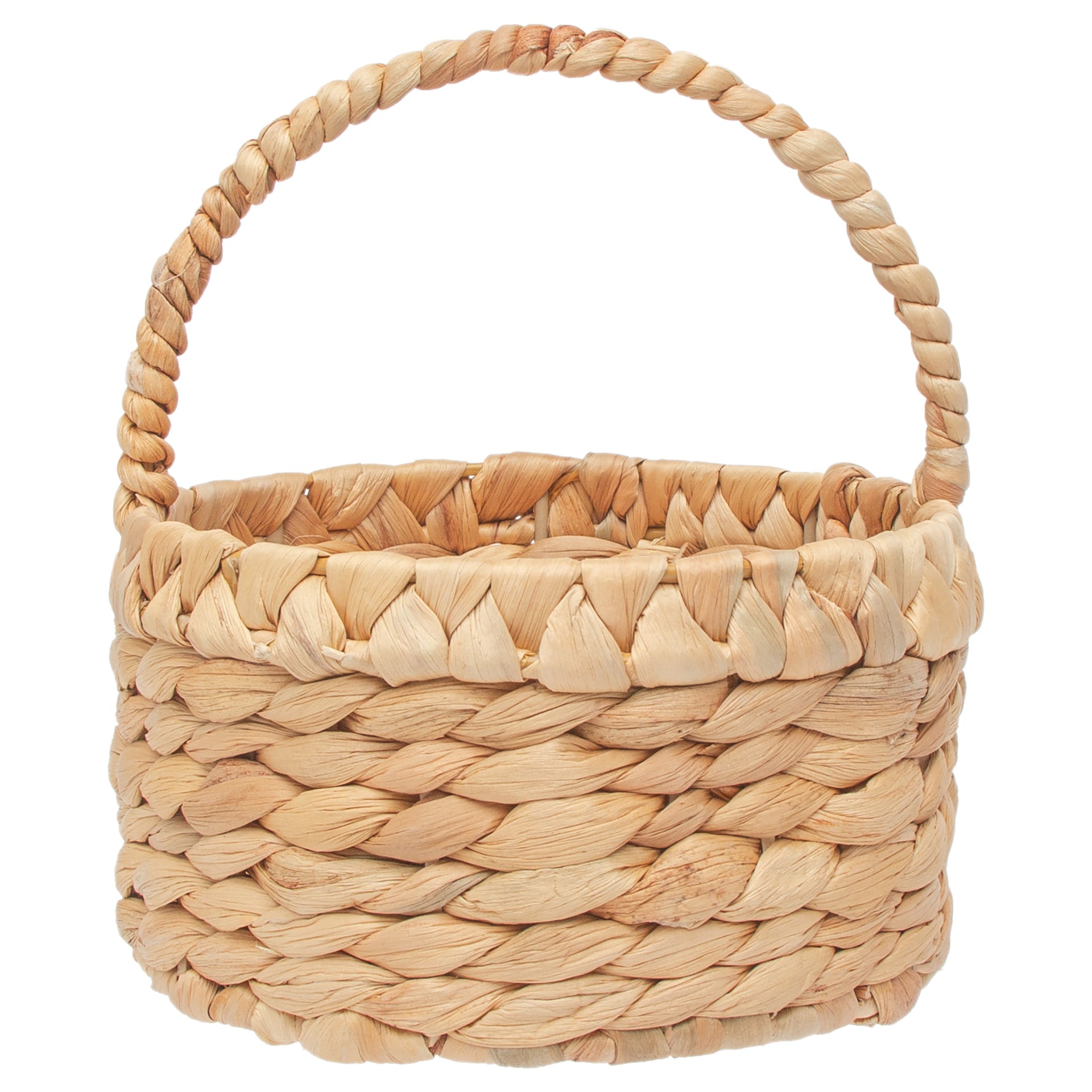 Round Water Hyacinth Basket