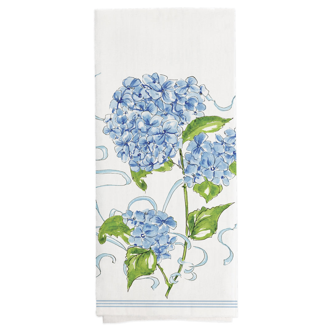 Blue Hydrangea Tea Towels (Set of 2)