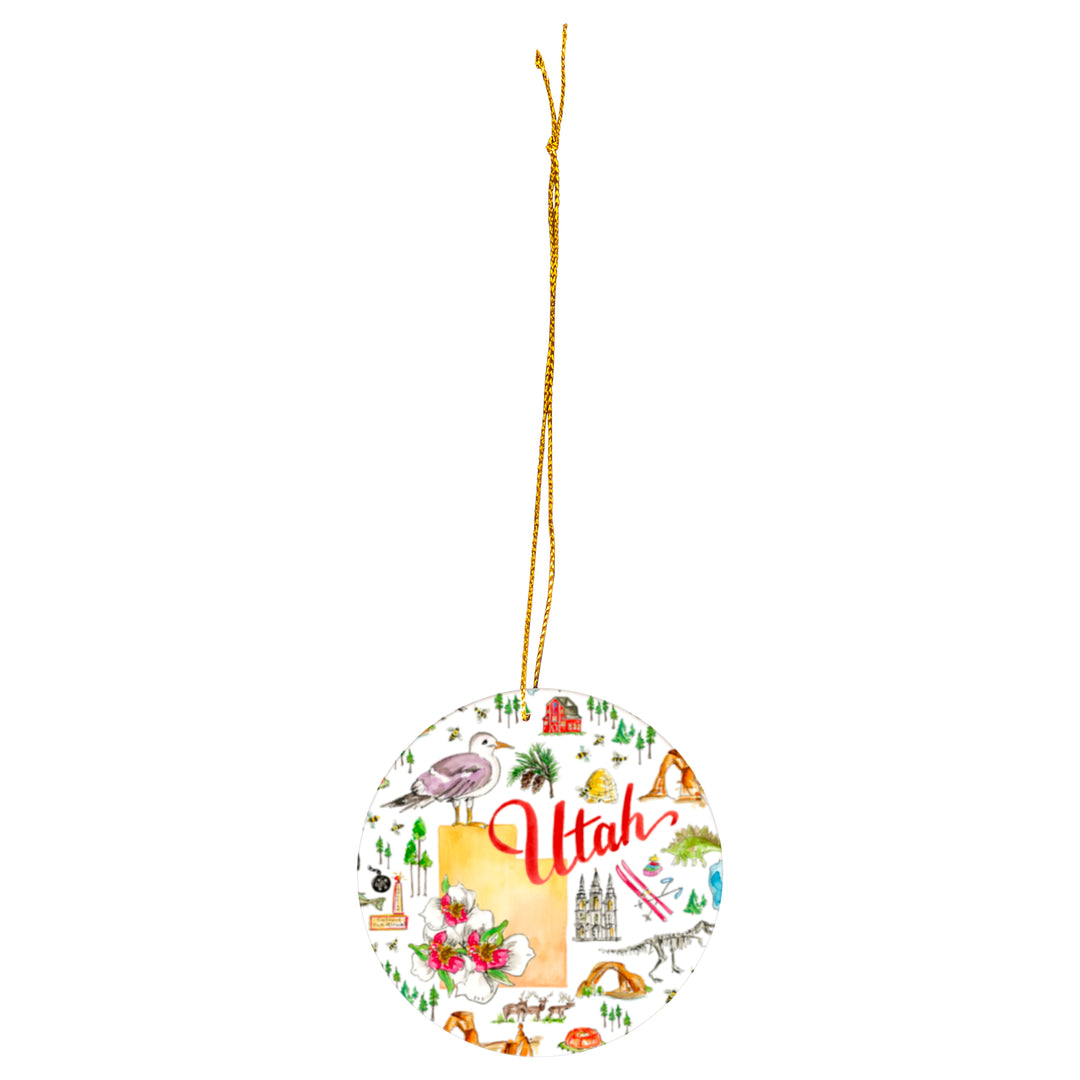 Utah State Ornament