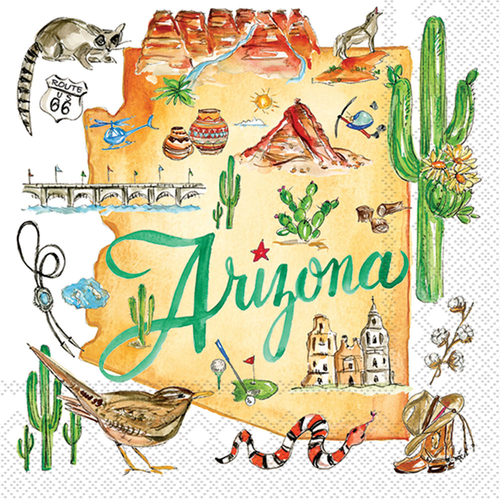 Arizona State Collection Cocktail Napkin