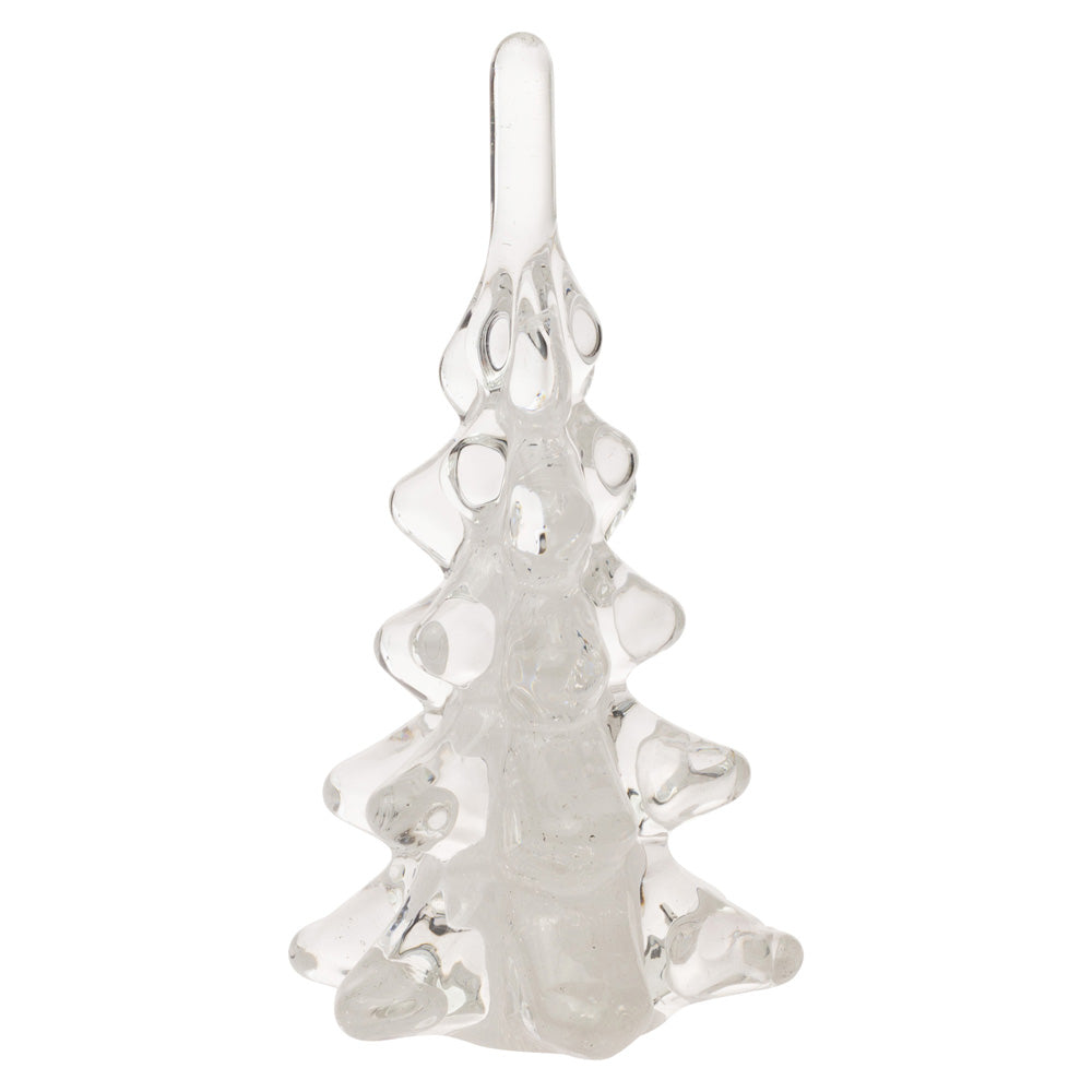 Small Glacier White Glass Tree