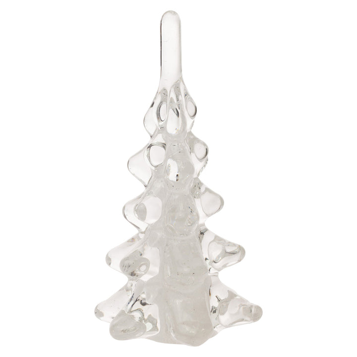 Small Glacier White Glass Tree