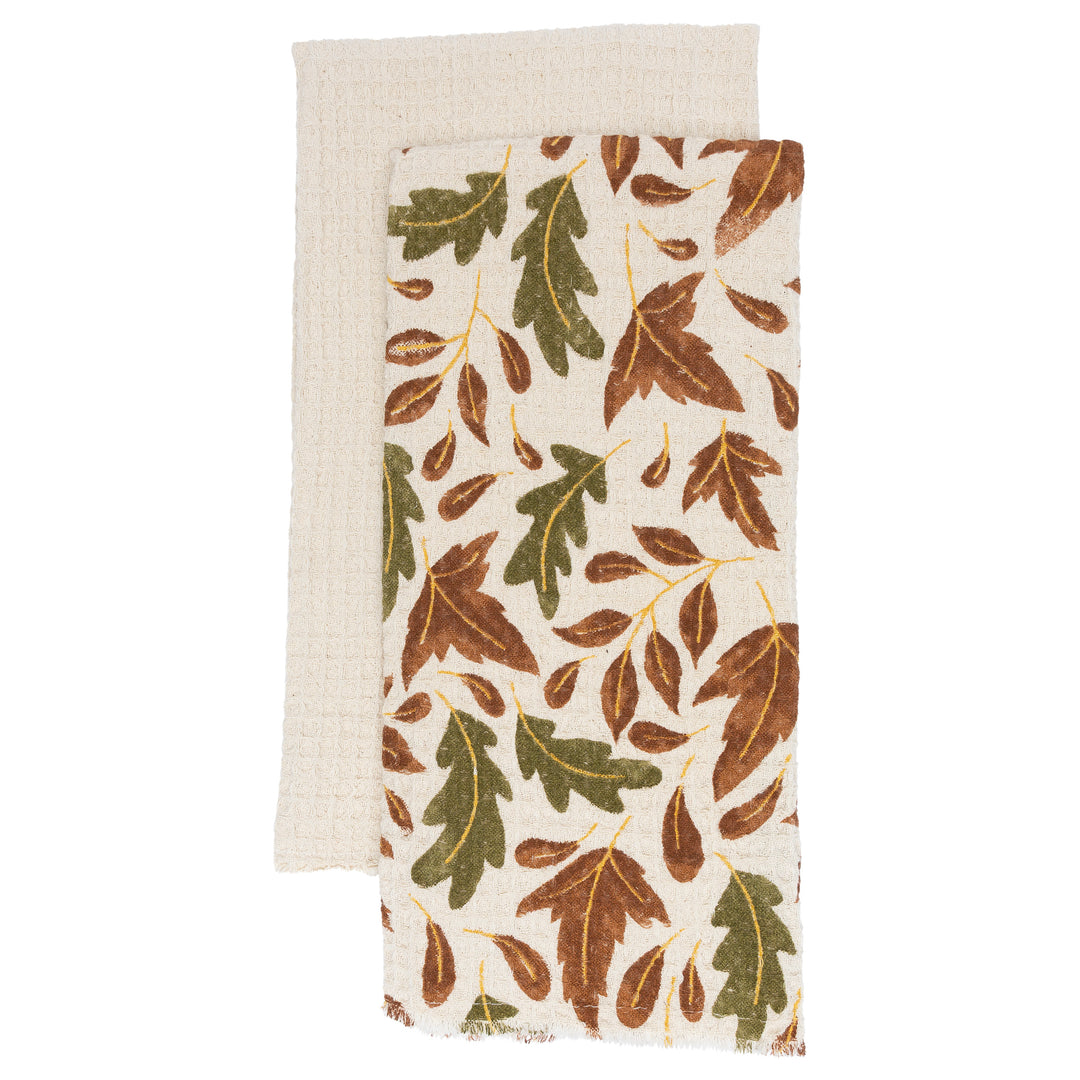 Falling Leaves Tea Towel (Set of 2)