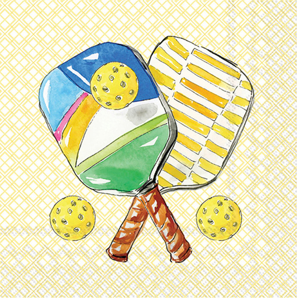 Pickleball Pair Cocktail Napkin