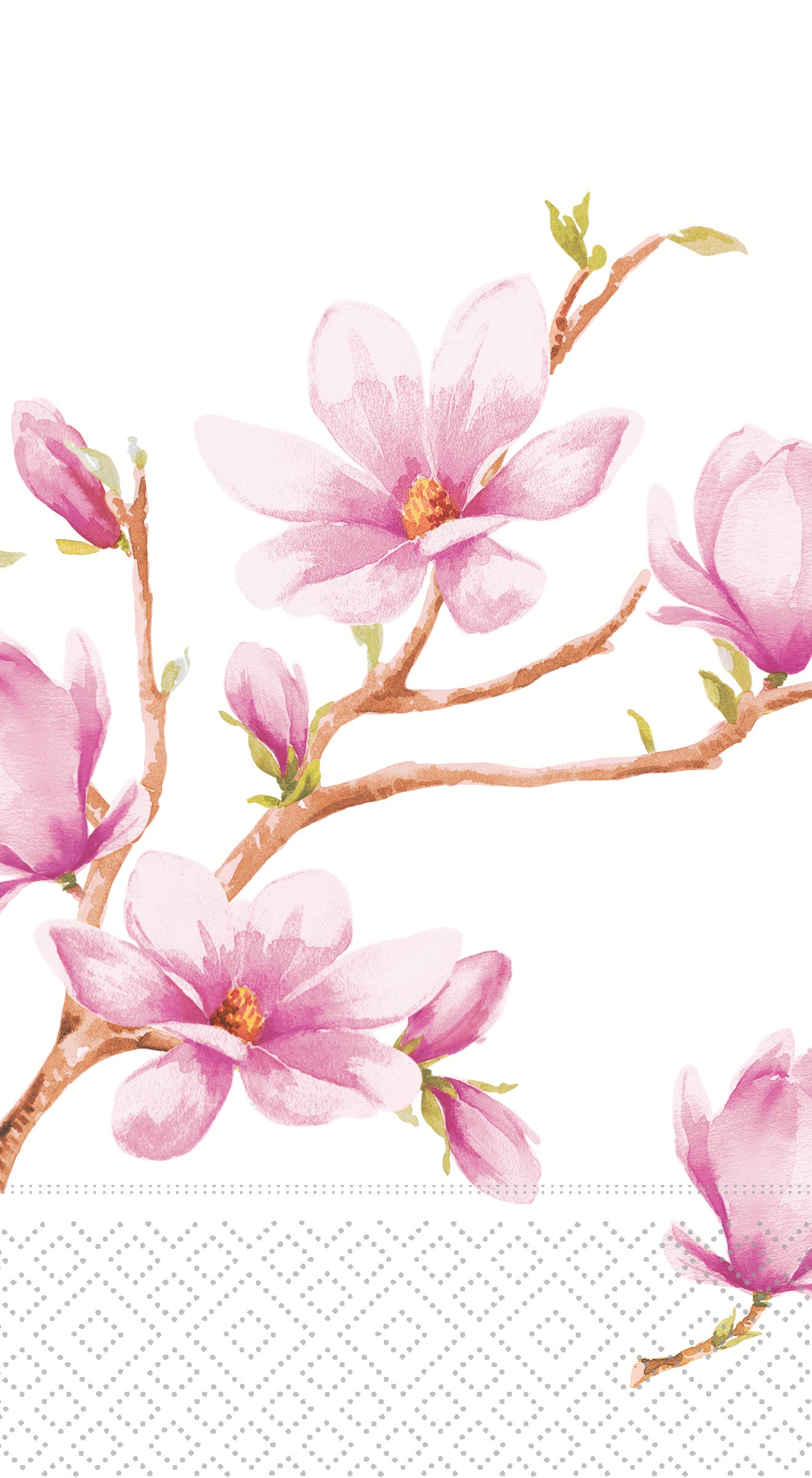 Pink Magnolia Guest Towel