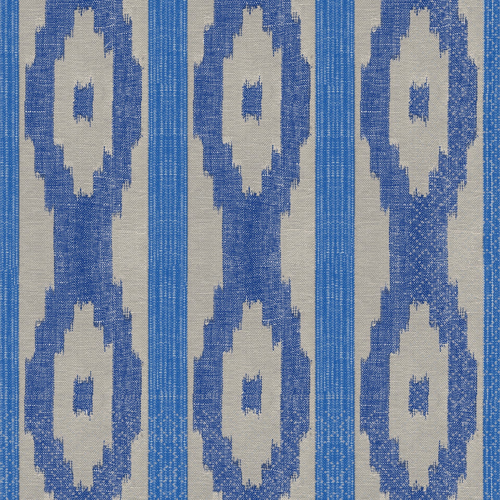 Ikat Ovals Lunch Napkin Indigo