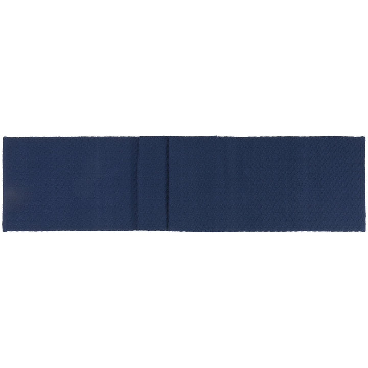 Navy Cobble Woven Table Runner