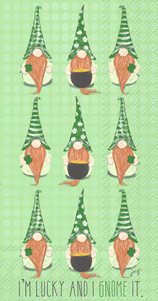 Lucky Gnomes Guest Towel