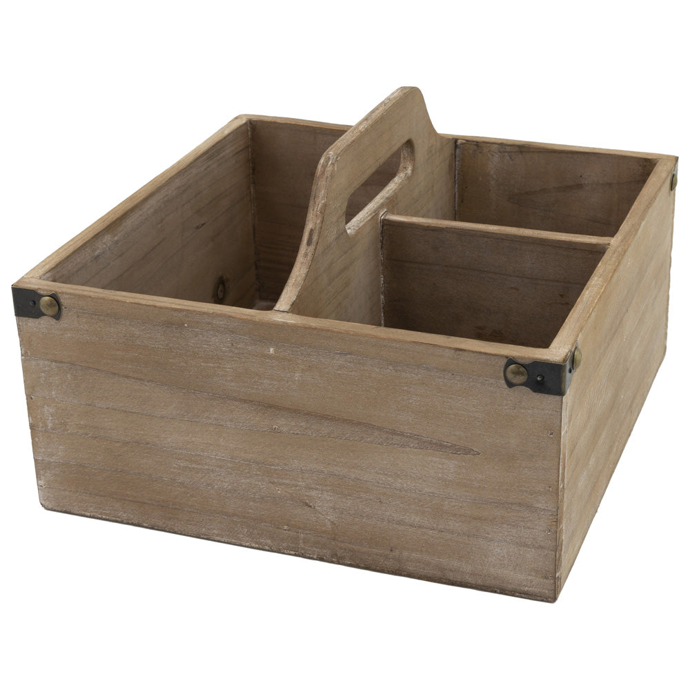 WOODEN SECTIONED CARRIER