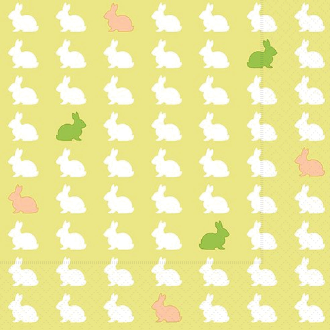 Easter Checkered Cocktail Napkin