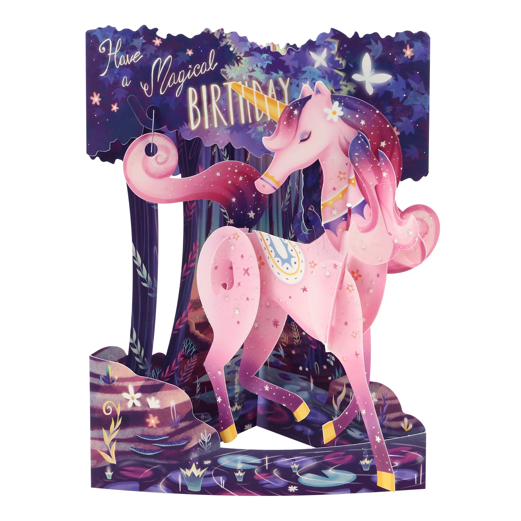 Magical Birthday Swing Card