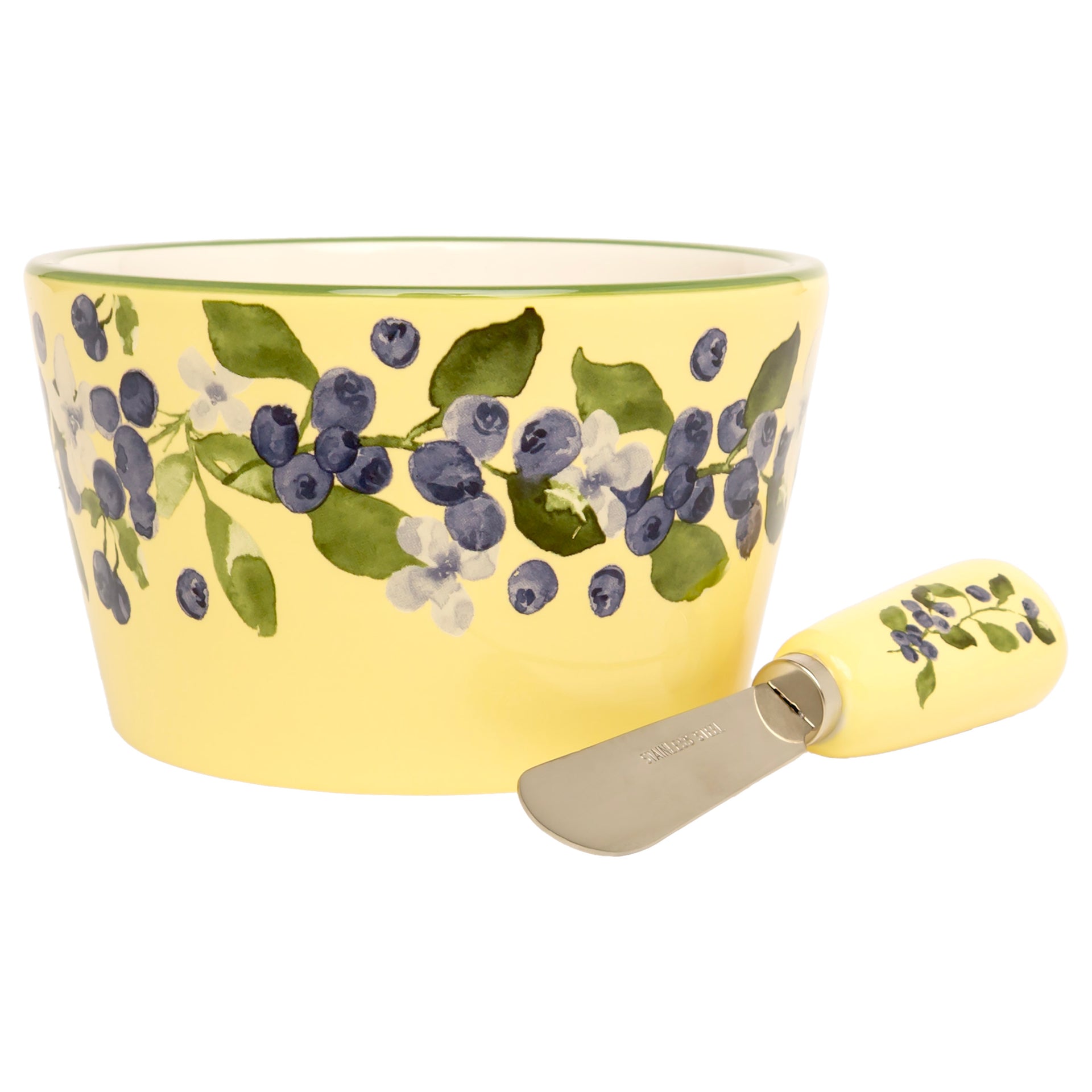 Blueberry Bowl & Spreader