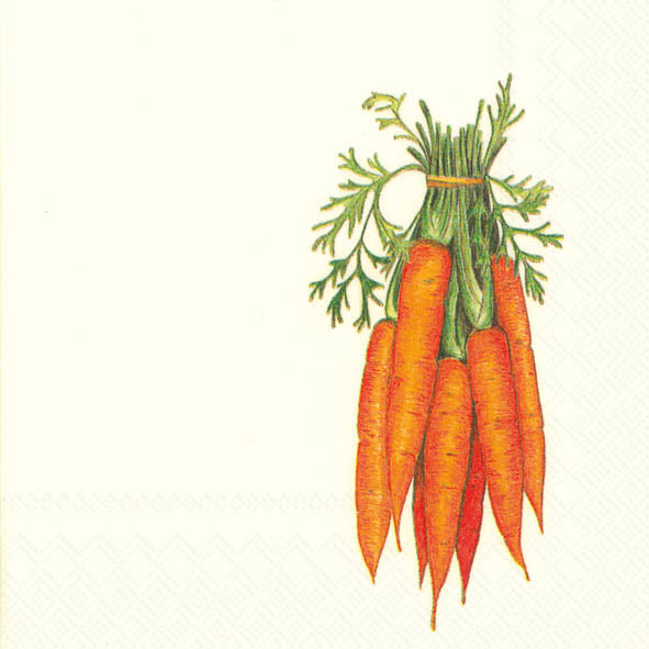 Carrots Cocktail Napkin