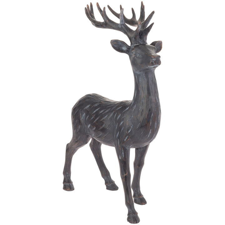Etched Slate Standing Deer
