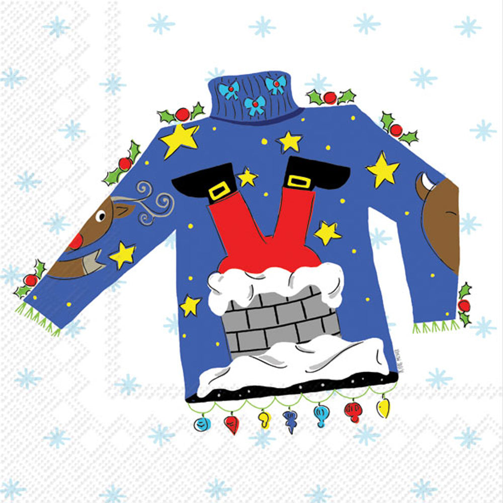 Santa Sweater Cocktail Napkin