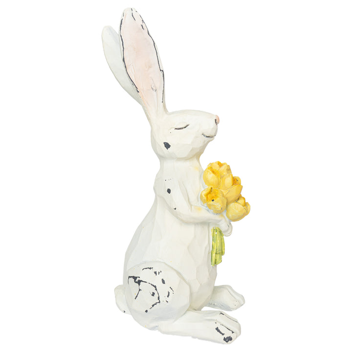 Noms Bunny With Yellow Tulips