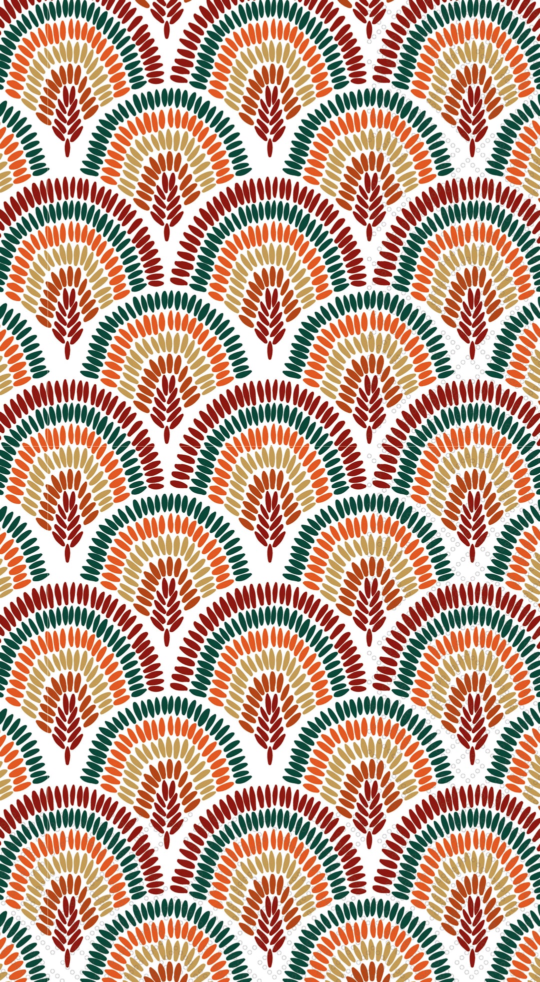 Rainbow Autumn Guest Towel