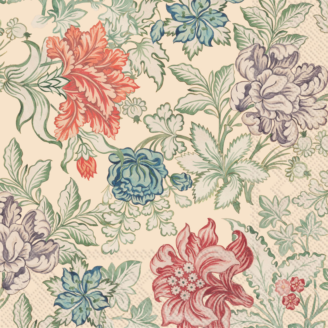 Rococo Silk Lunch Napkin cream