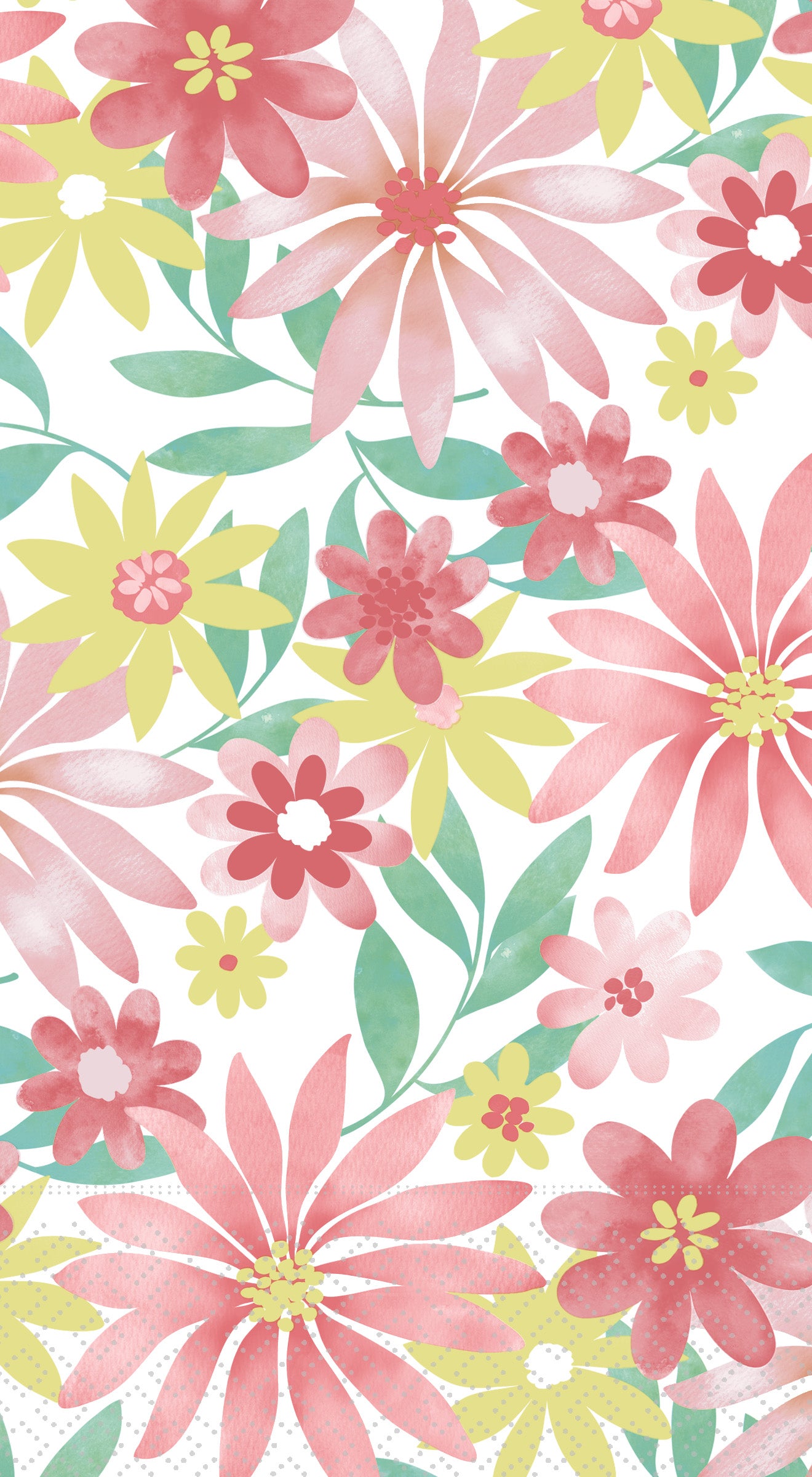 Floral Pastel Guest Towel