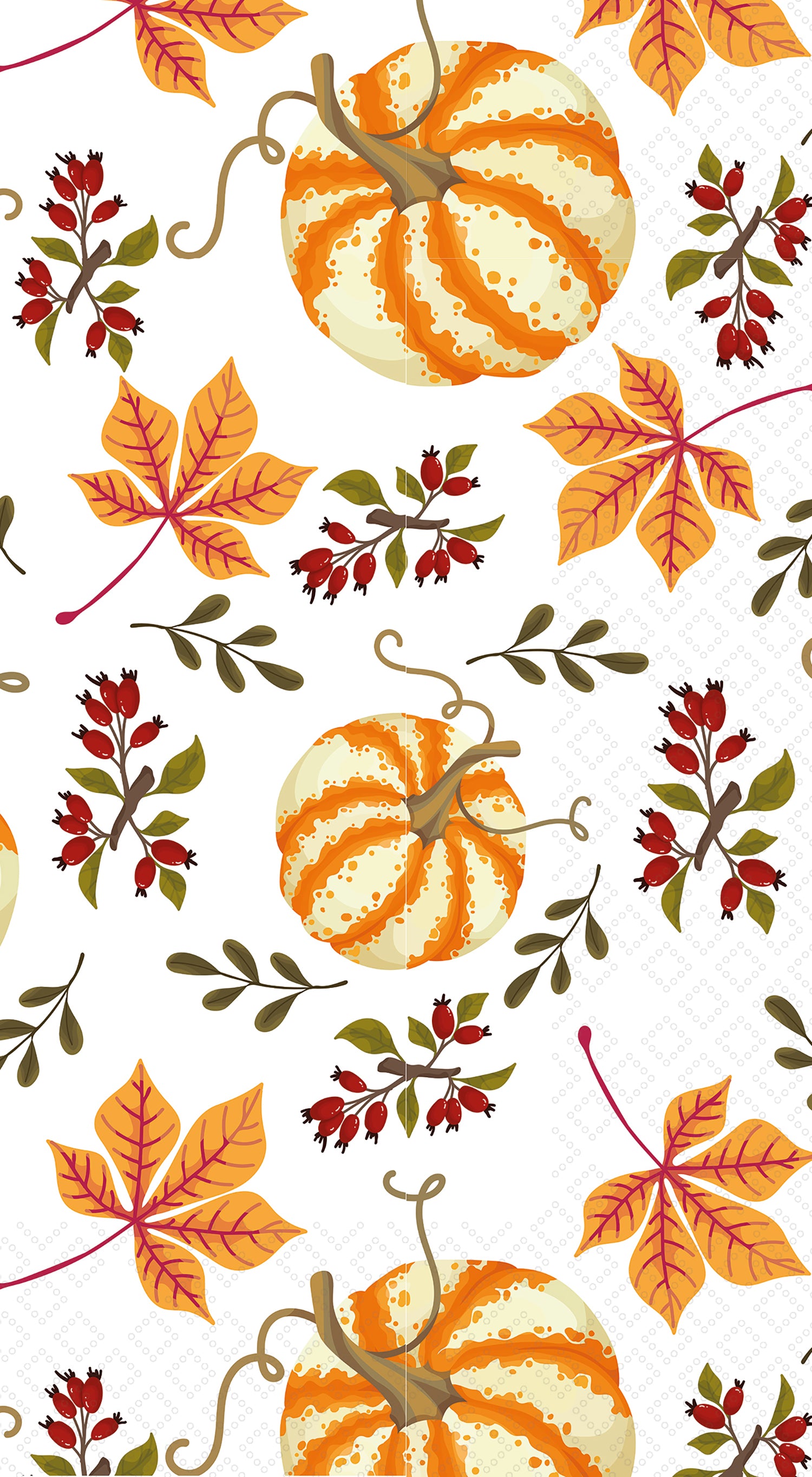 Scattered Pumpkins Guest Towel