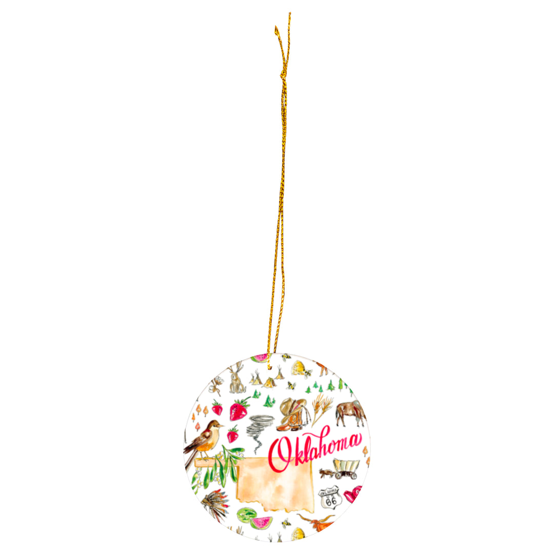 Oklahoma State Ornament