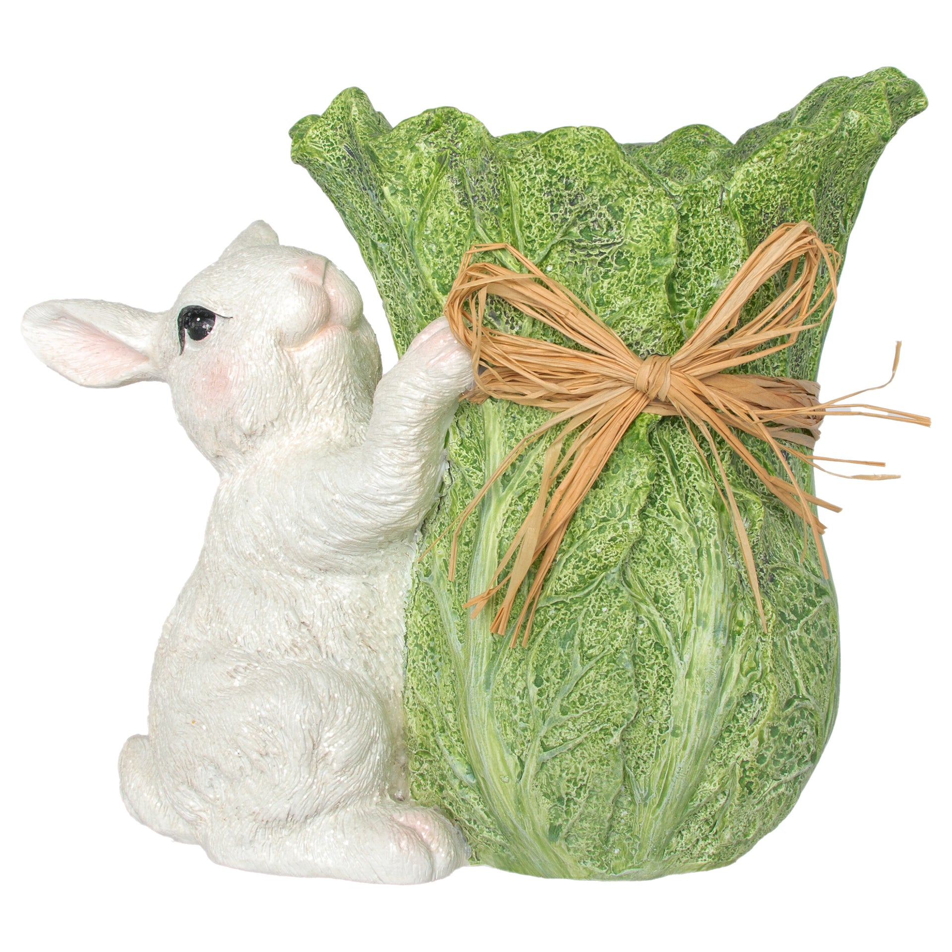Bunny and Cabbage Vase