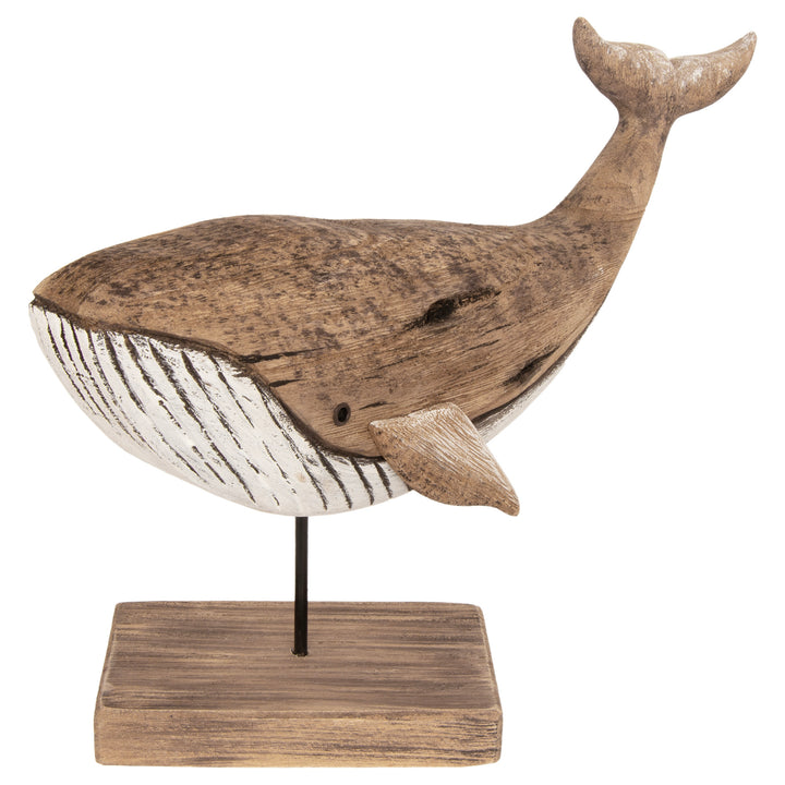 Natural Whale On Stand