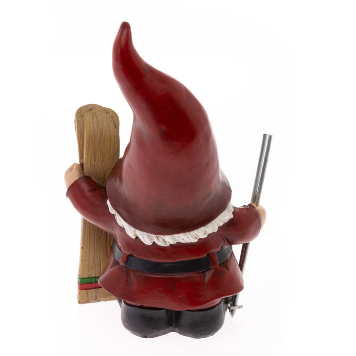 Skiing Santa Gnomes (Set of 2)