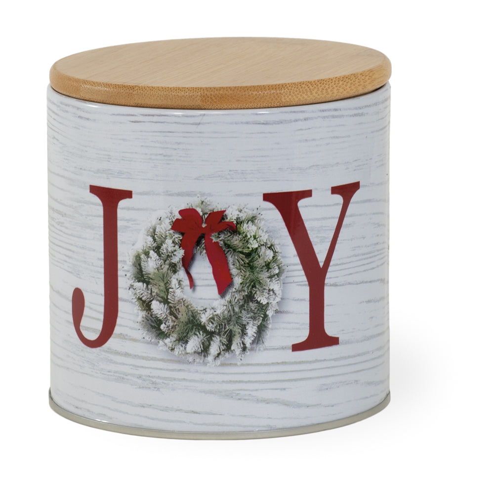 JOY WREATH CANISTER