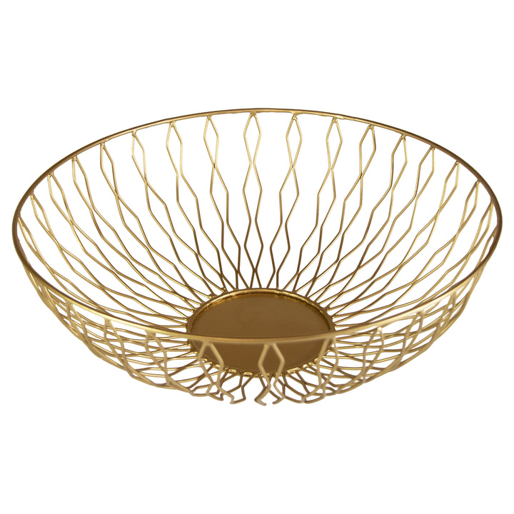 Modern Gold Geometric Bowl