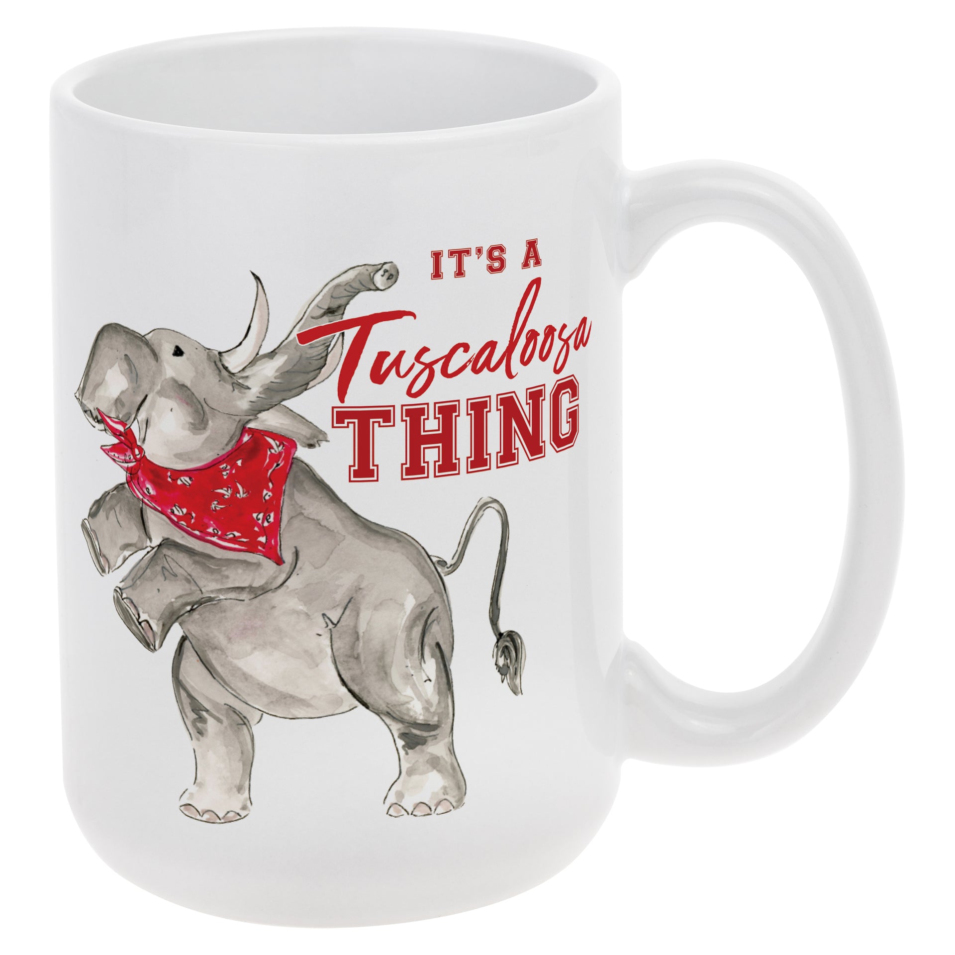 Red Elephant Mug