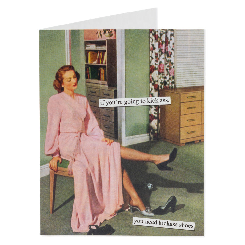 Anne Taintor Birthday Card Kickass