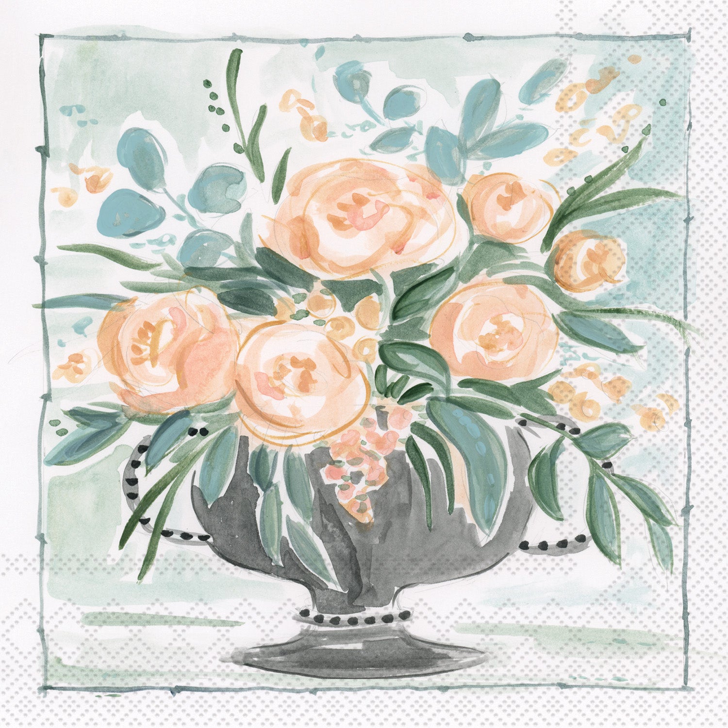 Winnie Cocktail Napkin