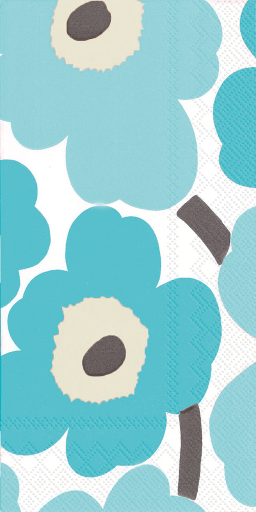Unikko Guest Towel Turquoise