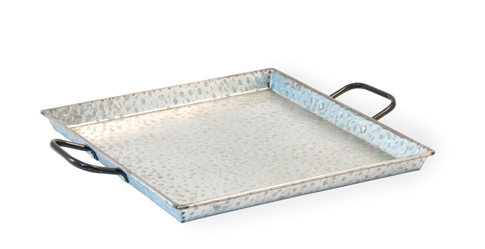 SQUARE HAMMERED TRAY