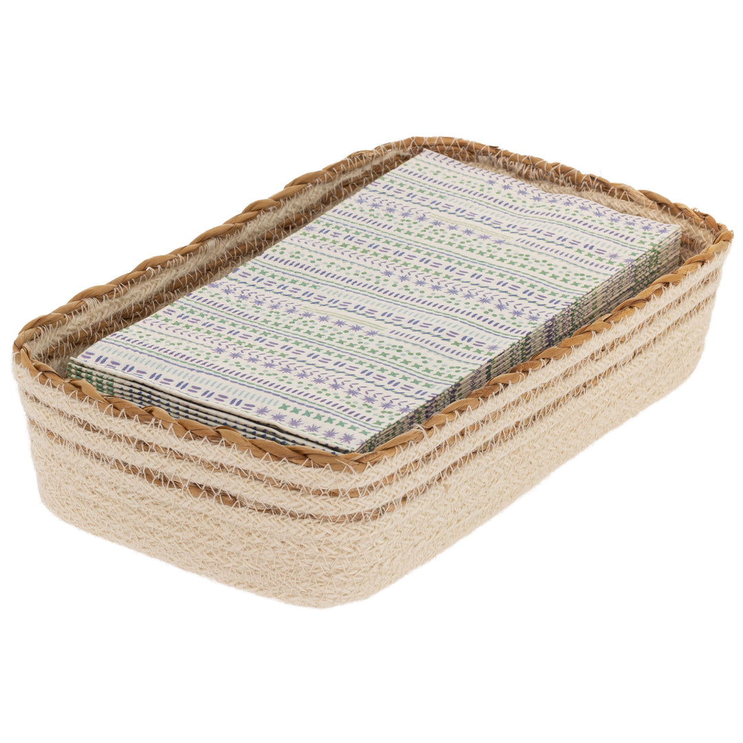 Cream Seagrass/Jute Caddy Guest