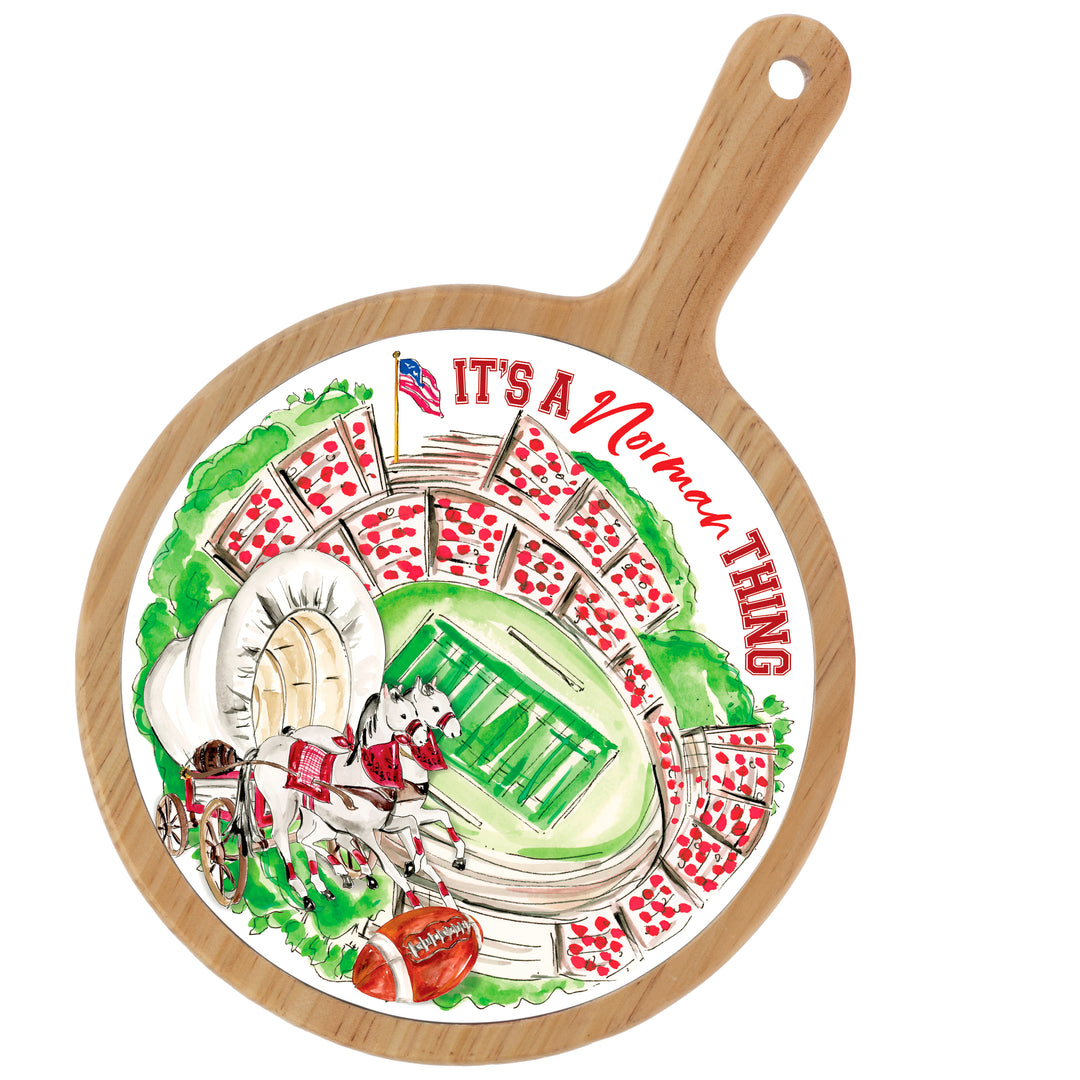 Covered Wagon Stadium Cheeseboard