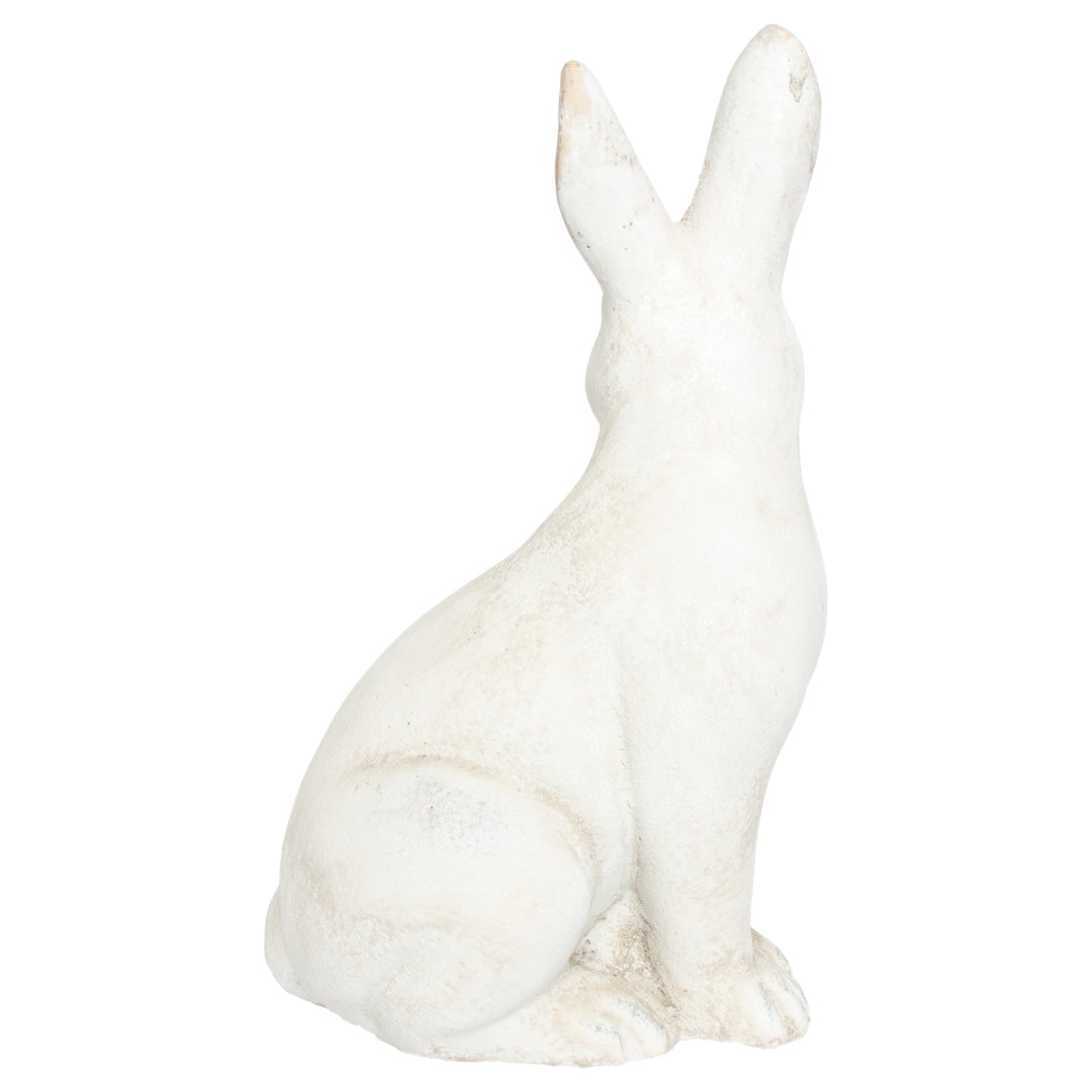 Cement Sitting Bunny Statue
