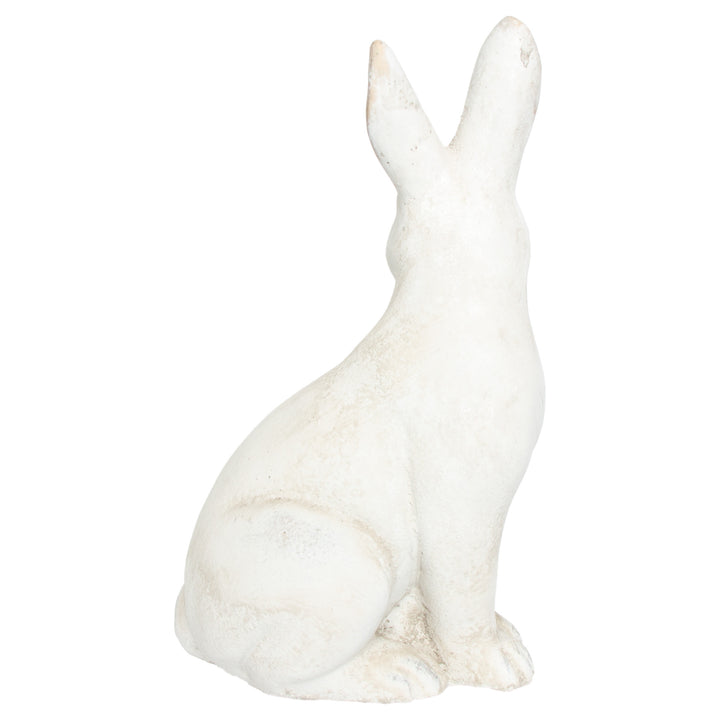 Cement Sitting Bunny Statue