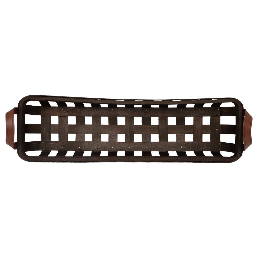 Brown Basketweave Trough s/3
