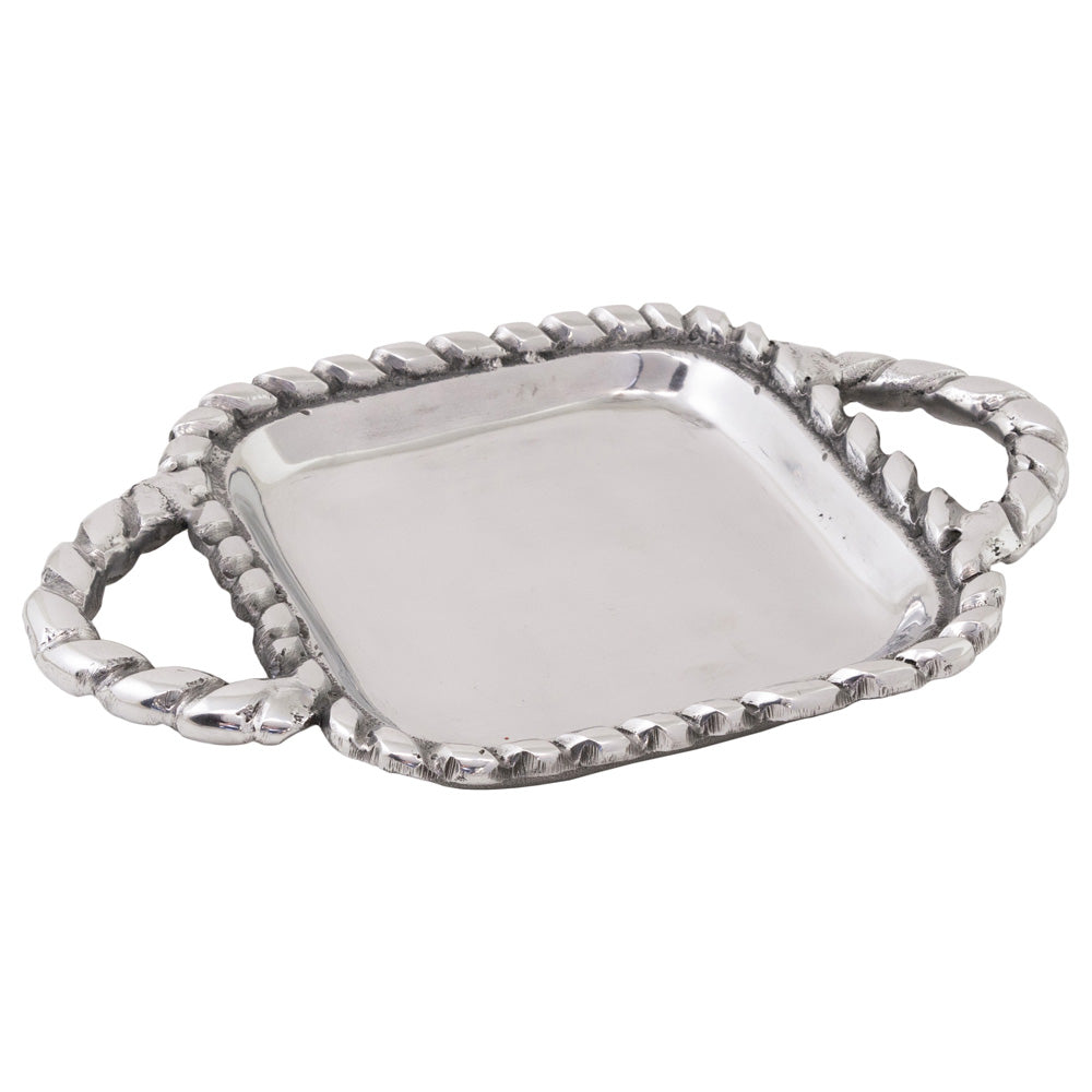 MINI ROPE EDGE HANDLED TRAY