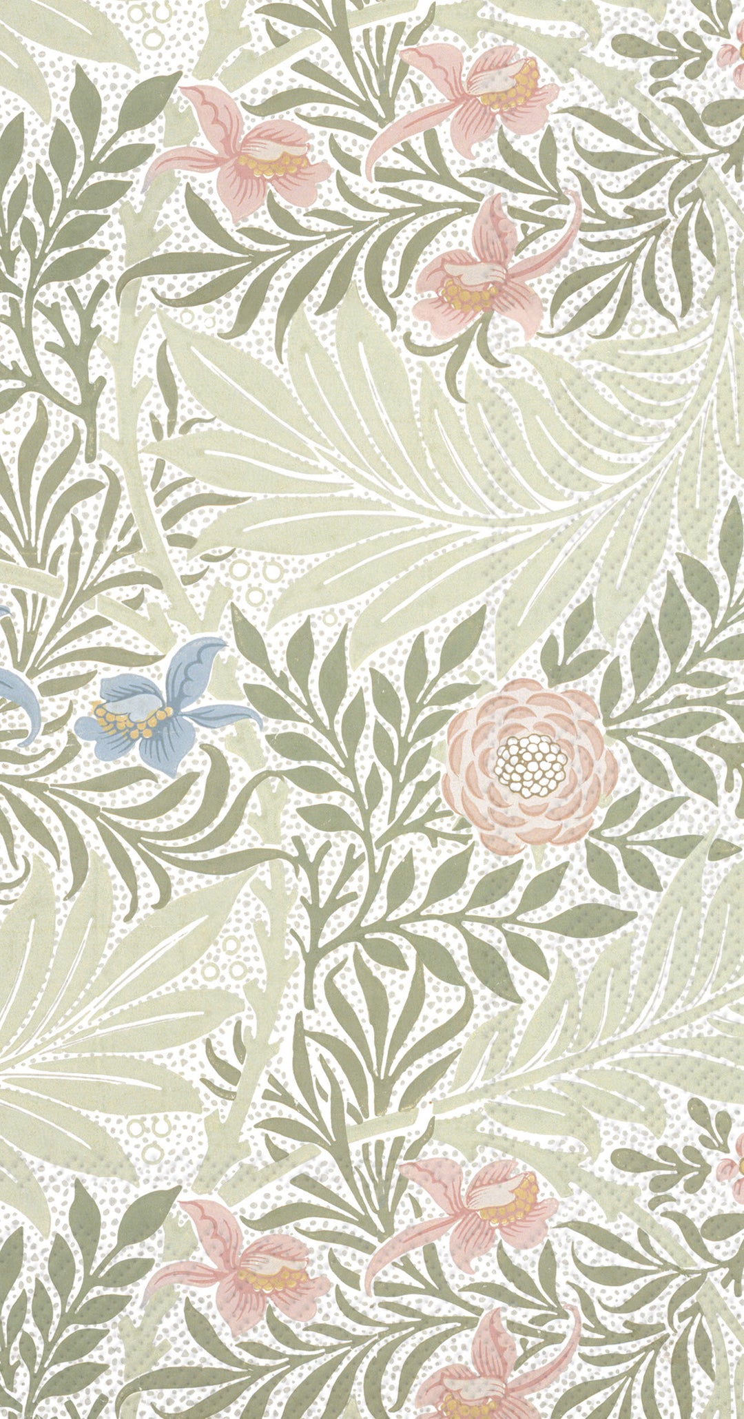 Larkspur Guest Towel green