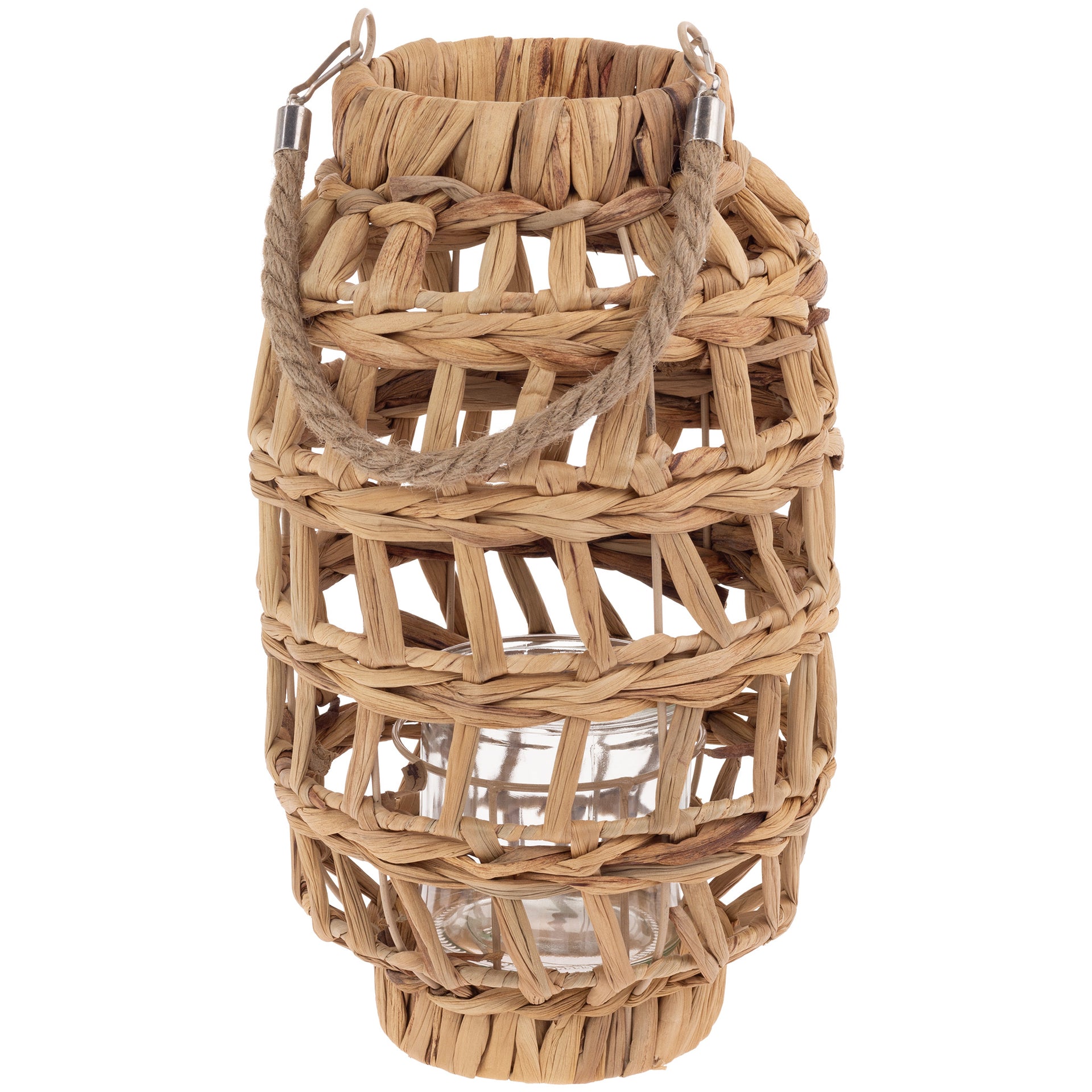 Water Hyacinth Lantern Large