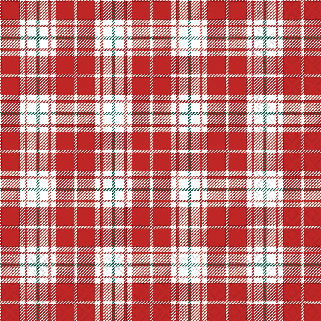 Chequers Red Lunch Napkin