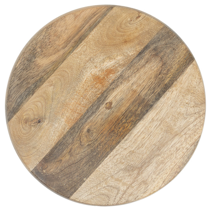 Garden Reverie Flowers 12" Wood Platter
